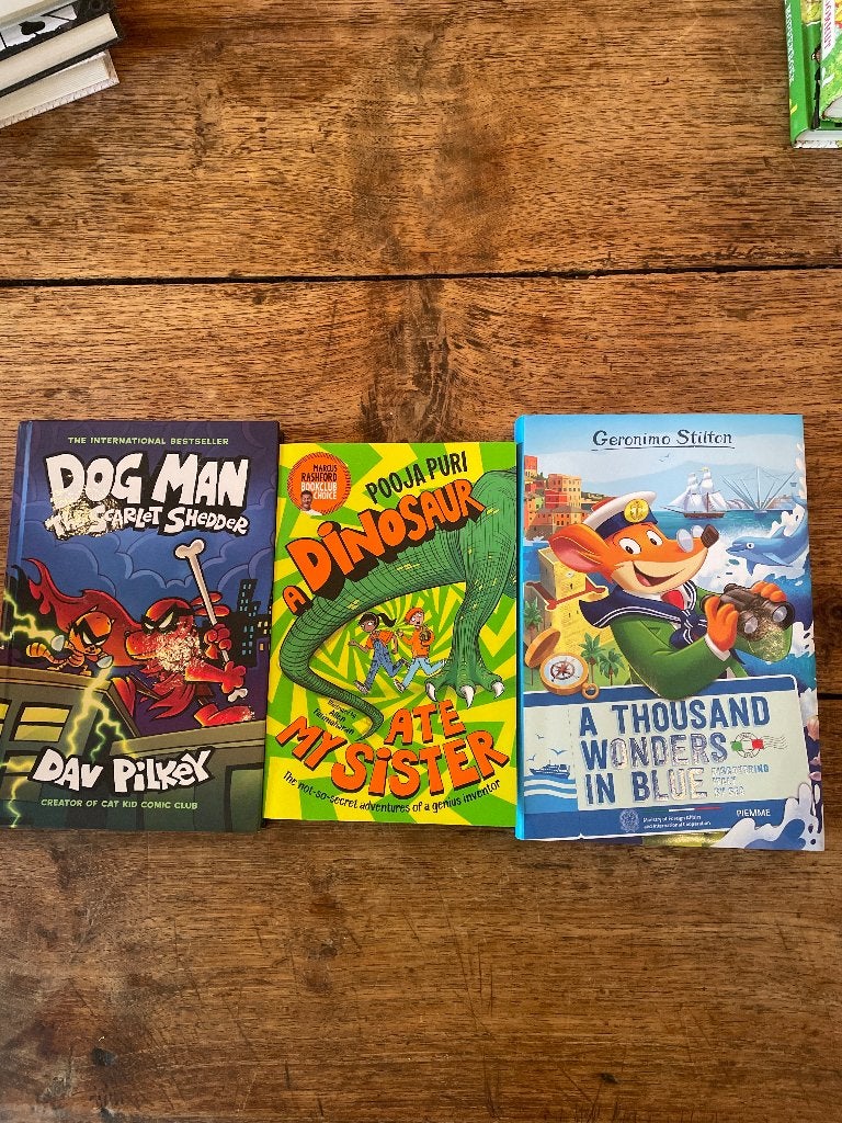 Children’s books NEW Dog Man, Geronimo Stilton, Dinosaur, Ophalen, Nieuw, Onbekend, Fictie