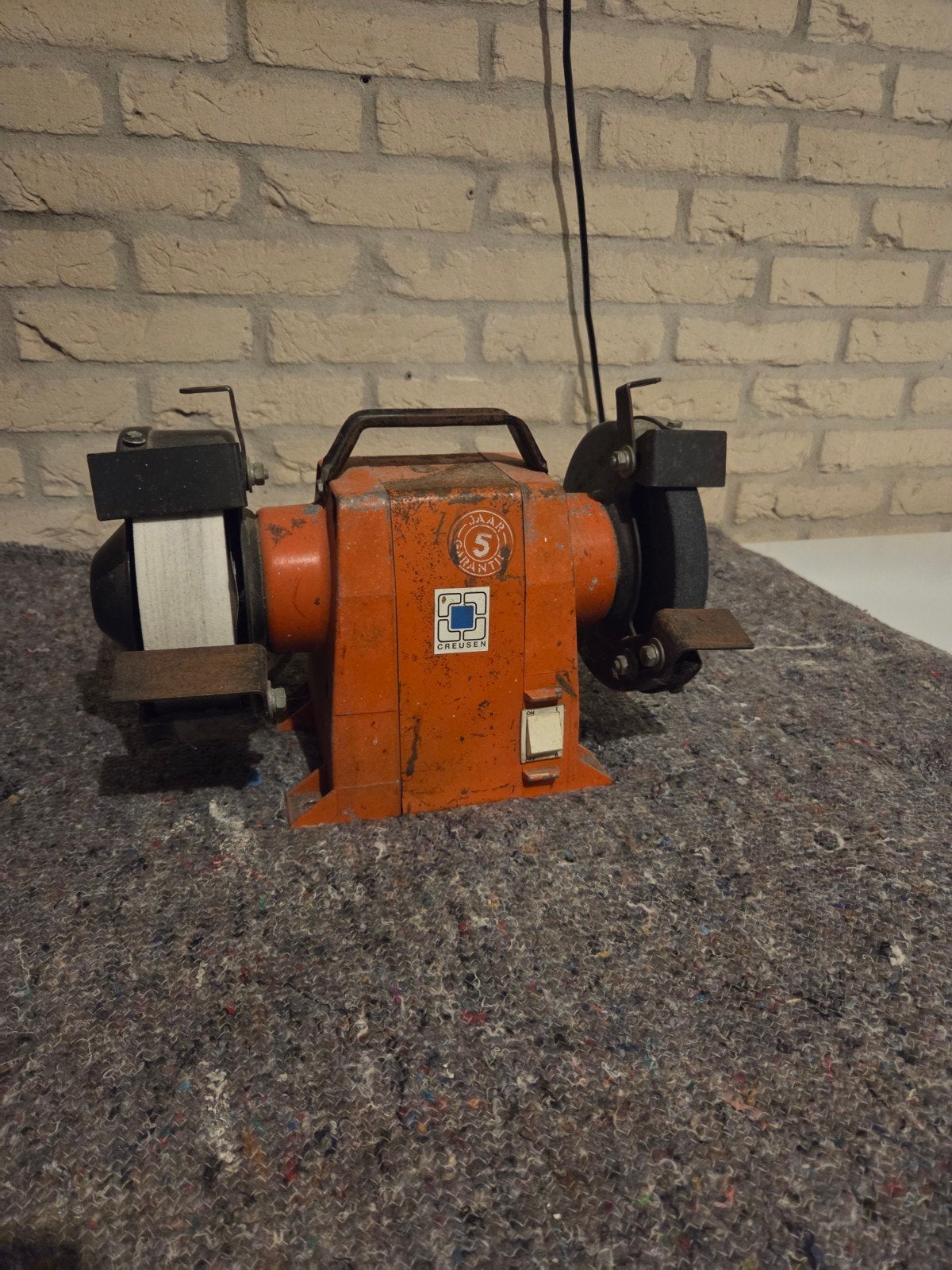 Creusen  slijpmachine, Ophalen of Verzenden, Gebruikt, Minder dan 700 watt, Werkbankslijpmachine