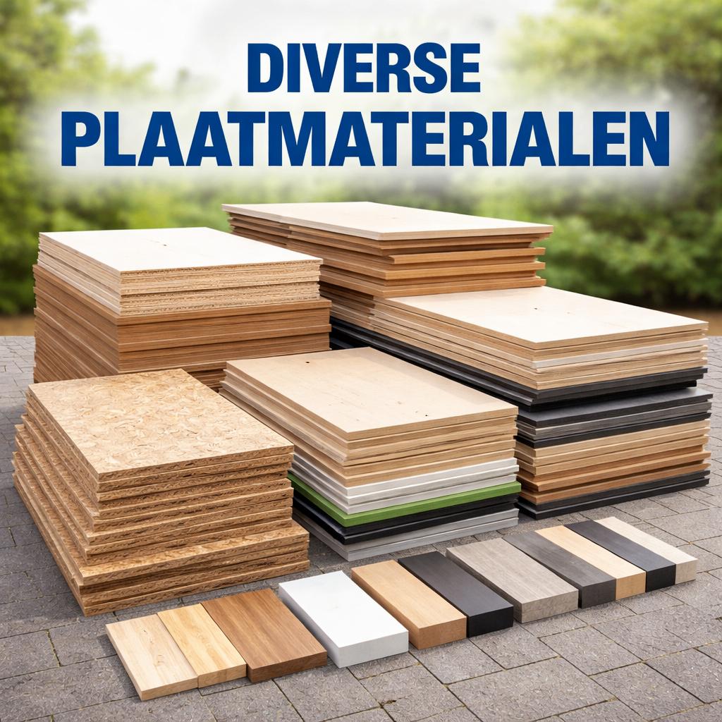 Aanbieding – Diverse plaatmaterialen, Doe-het-zelf en Verbouw, Platen en Panelen, Ophalen, Nieuw
