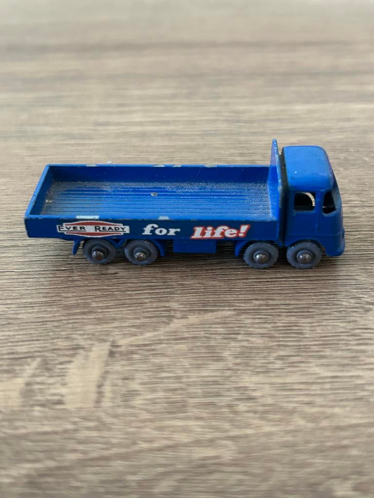 Vintage Matchbox vrachtwagen 'Ever Ready for life!', Kinderen en Baby's, Ophalen of Verzenden, Gebruikt