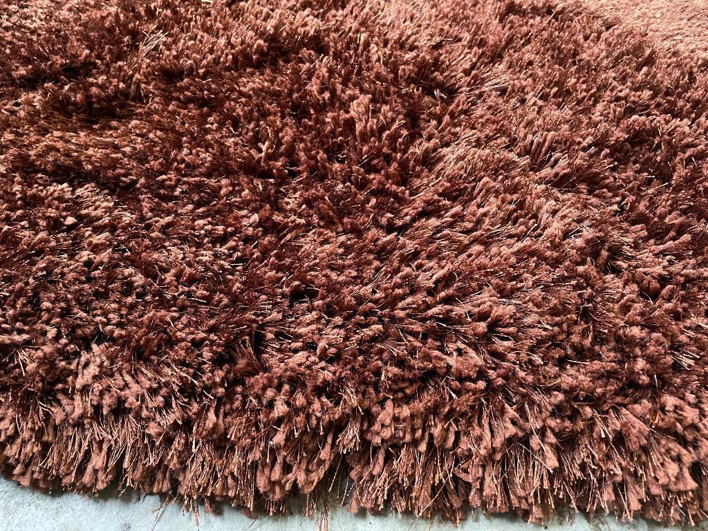 Vloerkleed Montel Shaggy 170 x 230 cm  van €499-, voor €199-, Huis en Inrichting, Stoffering | Tapijten en Kleden, Bruin, Hoogpolig