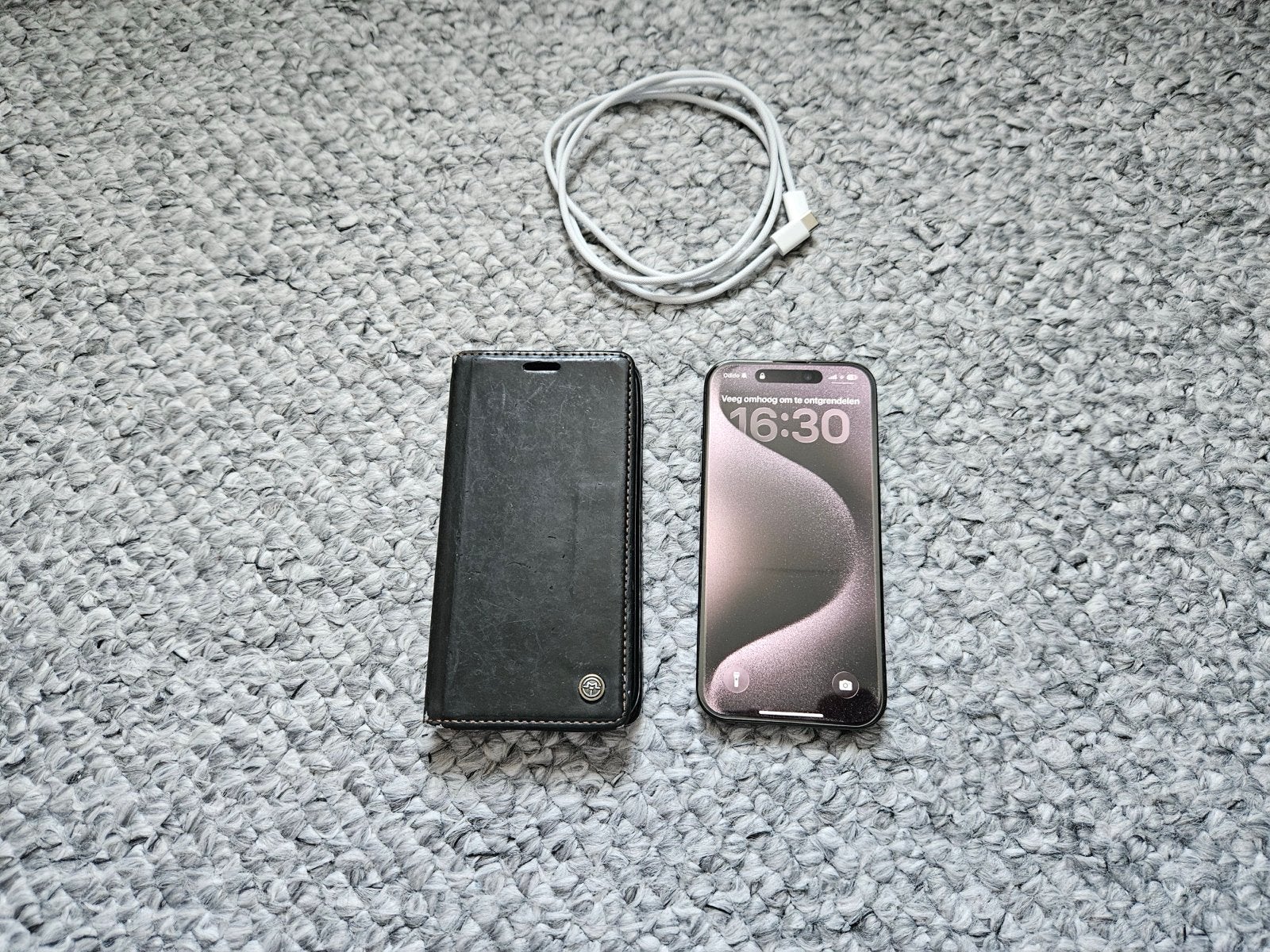 iPhone 15 Pro - 128GB - Zwart, 128 GB, Zwart, 88 %, Ophalen of Verzenden