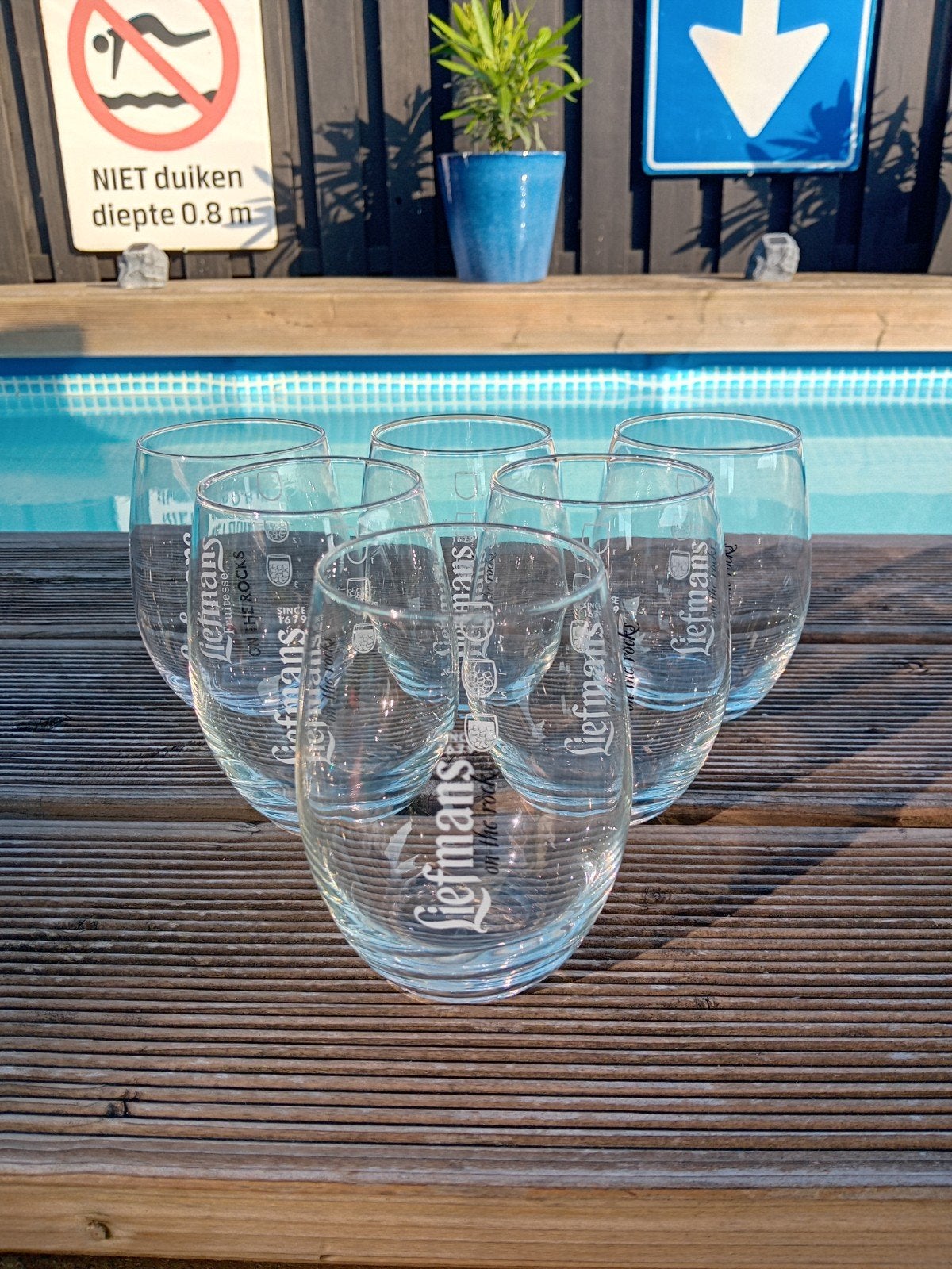 Set van 6 Liefmans Glazen - Perfect voor Speciaalbier, Verzamelen, Biermerken, Ophalen of Verzenden, Gebruikt