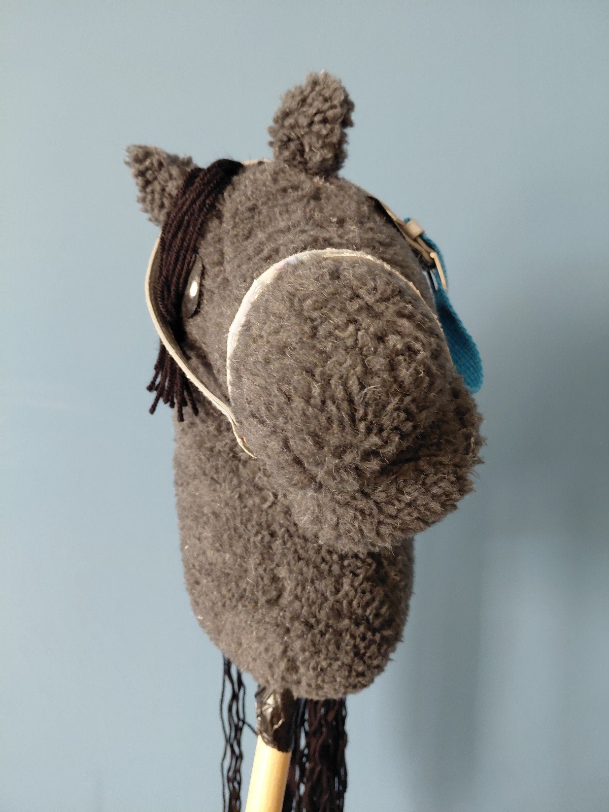 Hobbyhorse / Stokpaardje - Grijs met hoofdstel, Ophalen of Verzenden, Jongen of Meisje