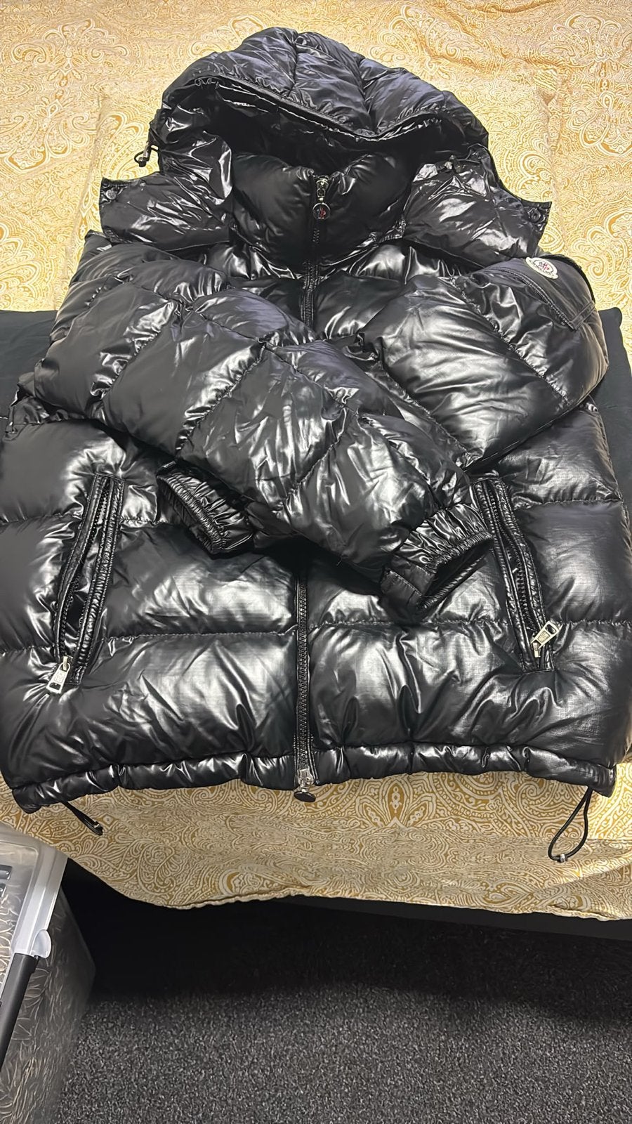 Replica Monclear winterjas - Goede staat, Kleding | Heren, Jassen | Winter, Ophalen of Verzenden, Gedragen, Overige maten, Zwart