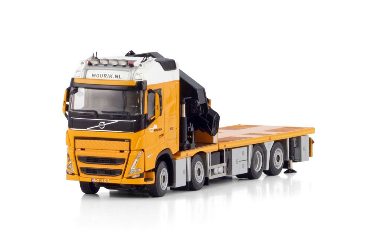 Gezocht:  volvo FH 5 8x2 van mourik of kranringen van wsi, Hobby en Vrije tijd, Modelauto's | 1:50, Ophalen, Bus of Vrachtwagen