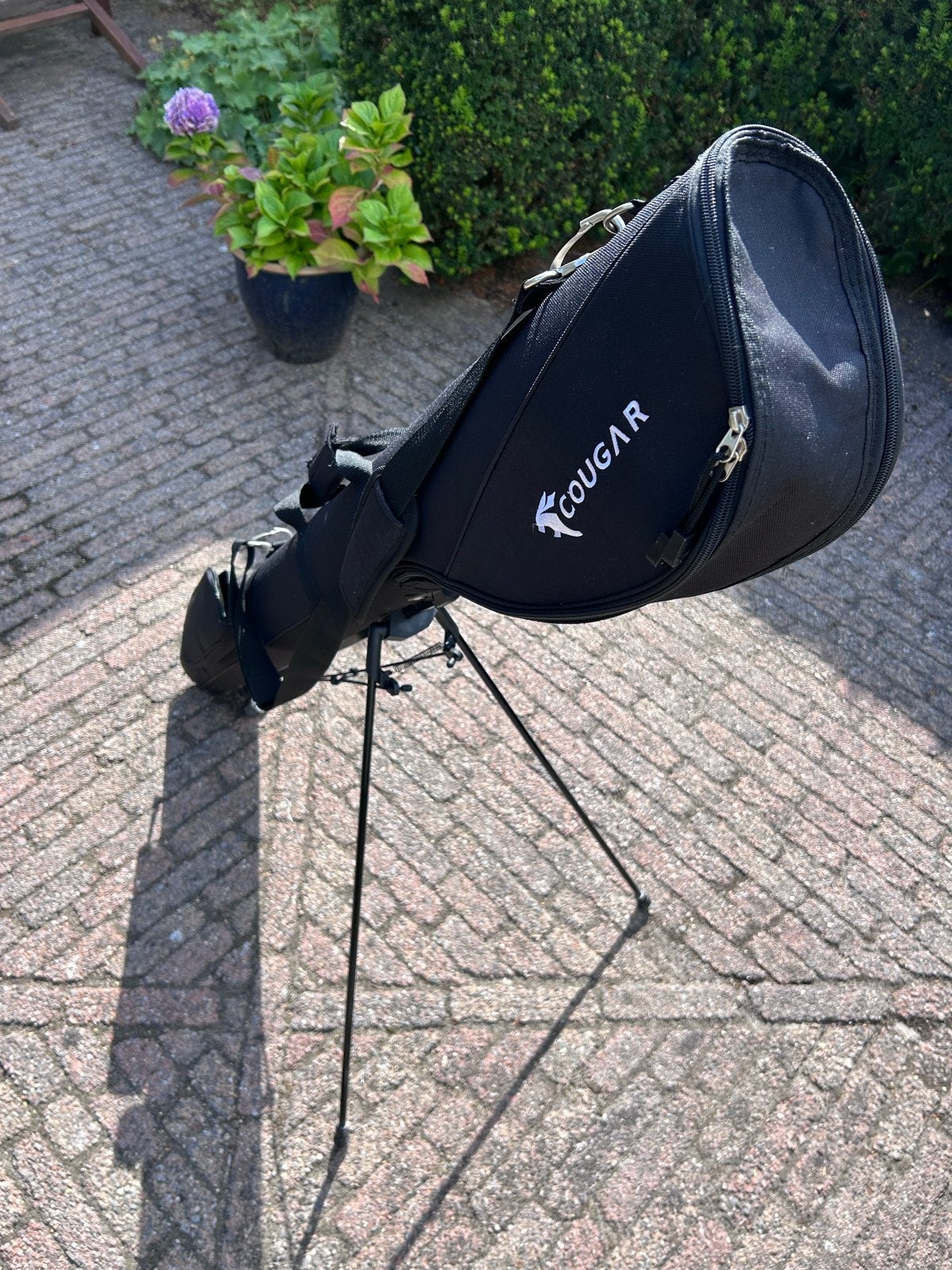 Cougar Golf Stand Bag - Zwart NIEUW, Sport en Fitness, Golf, Ophalen, Gebruikt, Tas, Overige merken