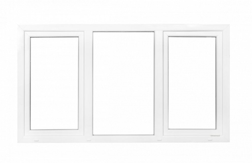 Kunststof antraciet kozijn b200 x h110 dk-v-dk RAL 7016, Niet ingevuld, Kunststof, Overige typen, Niet ingevuld
