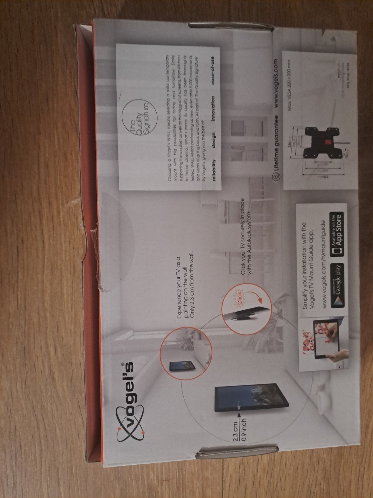 Vogel's WALL 3105 Vaste TV Muurbeugel 19-43 inch Nieuw, Ophalen, Nieuw