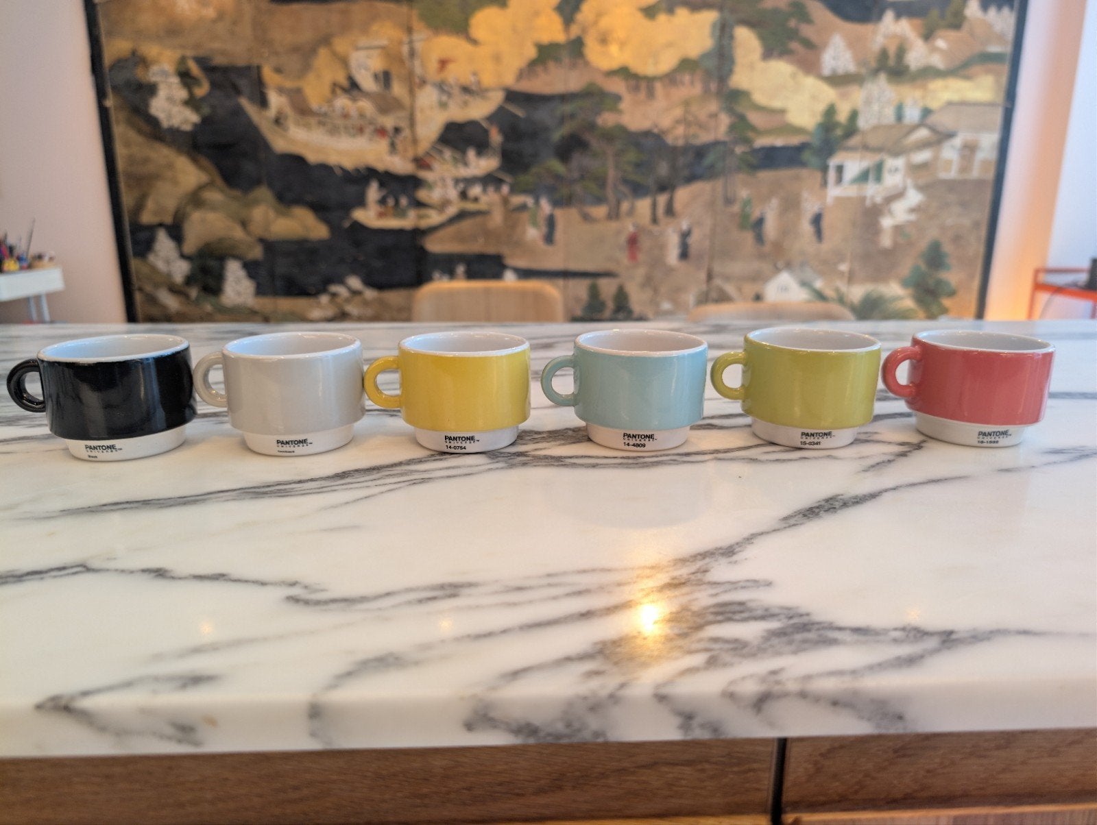 Set Pantone kopjes van Serax - Porselein, Huis en Inrichting, Nieuw, Ophalen of Verzenden, Overige stijlen, Kop(pen) en/of Schotel(s)