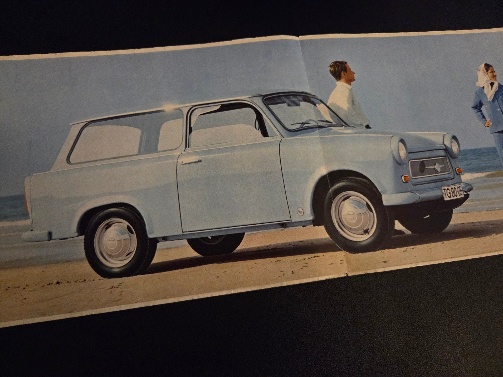 Brochure Trabant 601 Combi, Ophalen of Verzenden, Zo goed als nieuw, Overige merken