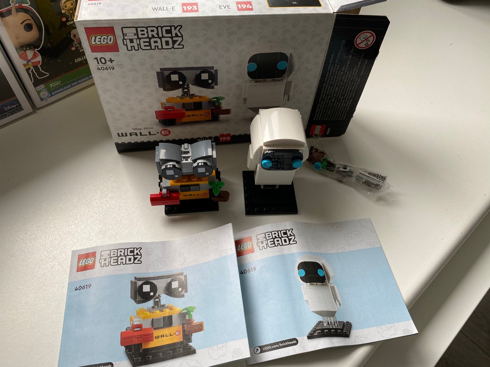 Lego brickheadz set 40619 Eve en Wall E, Ophalen of Verzenden, Zo goed als nieuw