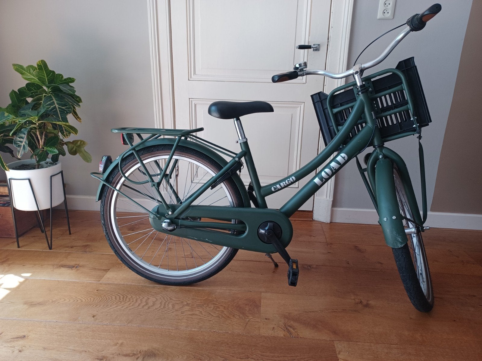 Bikefun Load Cargo Meidenfiets 24 inch Groen 3 versn., Fietsen en Brommers, Ophalen, Bikefun, Versnellingen, Gebruikt