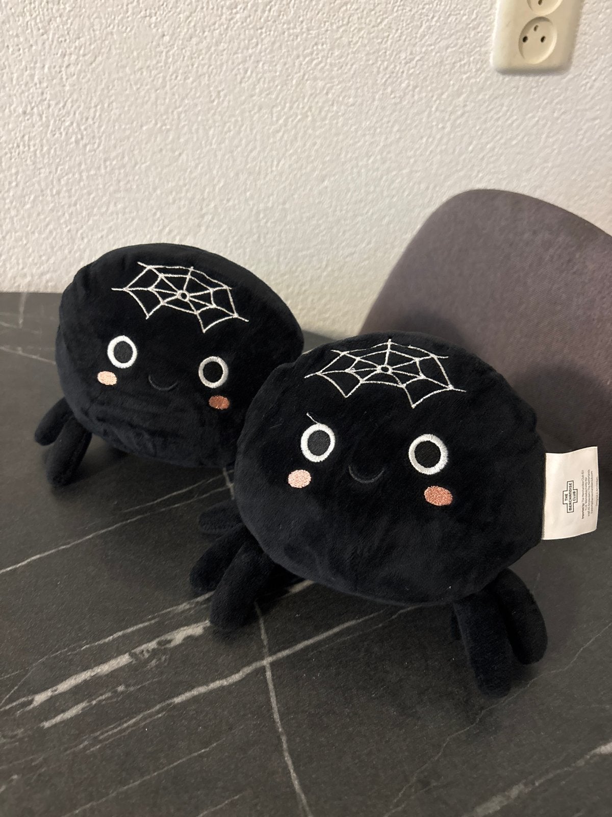 Twee schattige spinnenknuffels van Kruidvat, Ophalen, Overige merken, Overige typen, Zwart