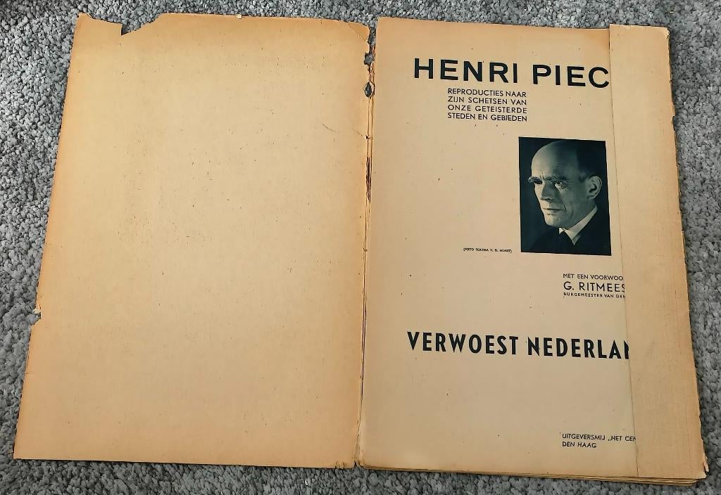 Verwoest Nederland door Henri Pieck, Ophalen of Verzenden, 20e eeuw of later, Gelezen, Henri Pieck