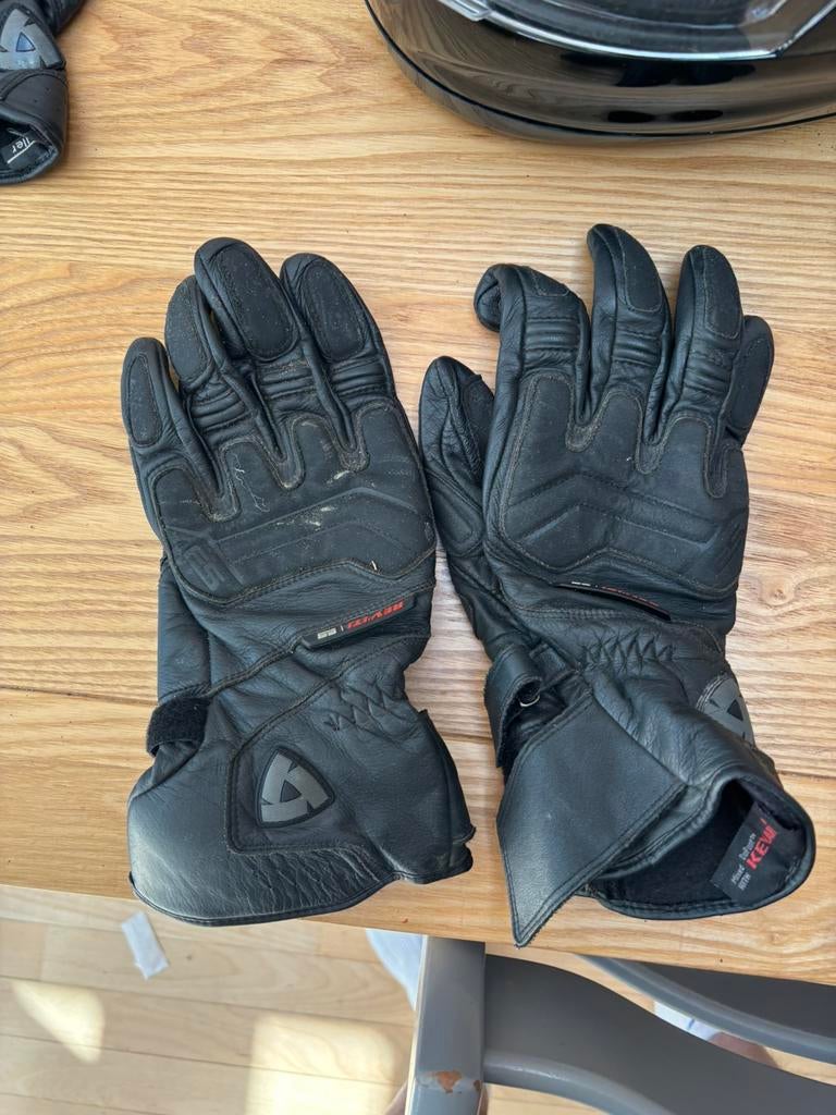 Leren motorhandschoenen Revit maat XL, Motoren, Ophalen, Tweedehands, Heren, Handschoenen