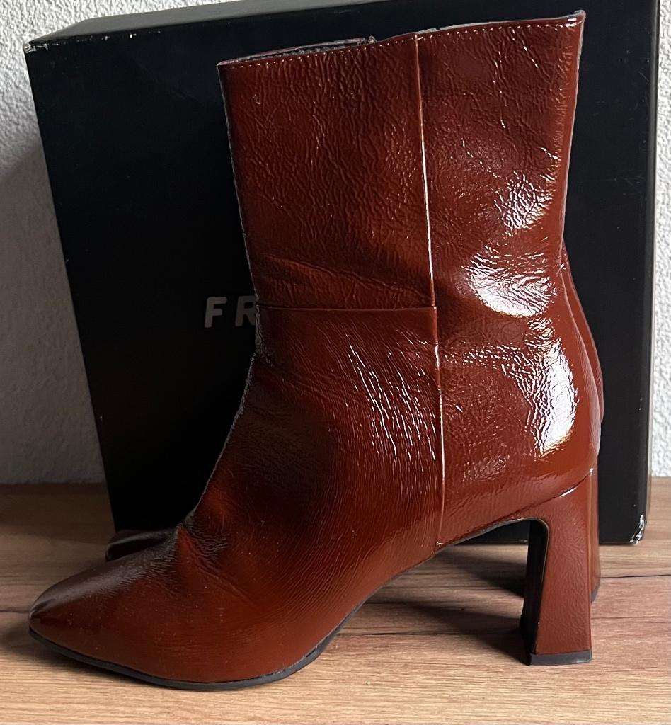 Freeflex. Leren laarsjes. Mt 41. Nieuw!!!, Kleding | Dames, Schoenen, Bruin, Lage of Enkellaarzen, Ophalen of Verzenden, Zo goed als nieuw
