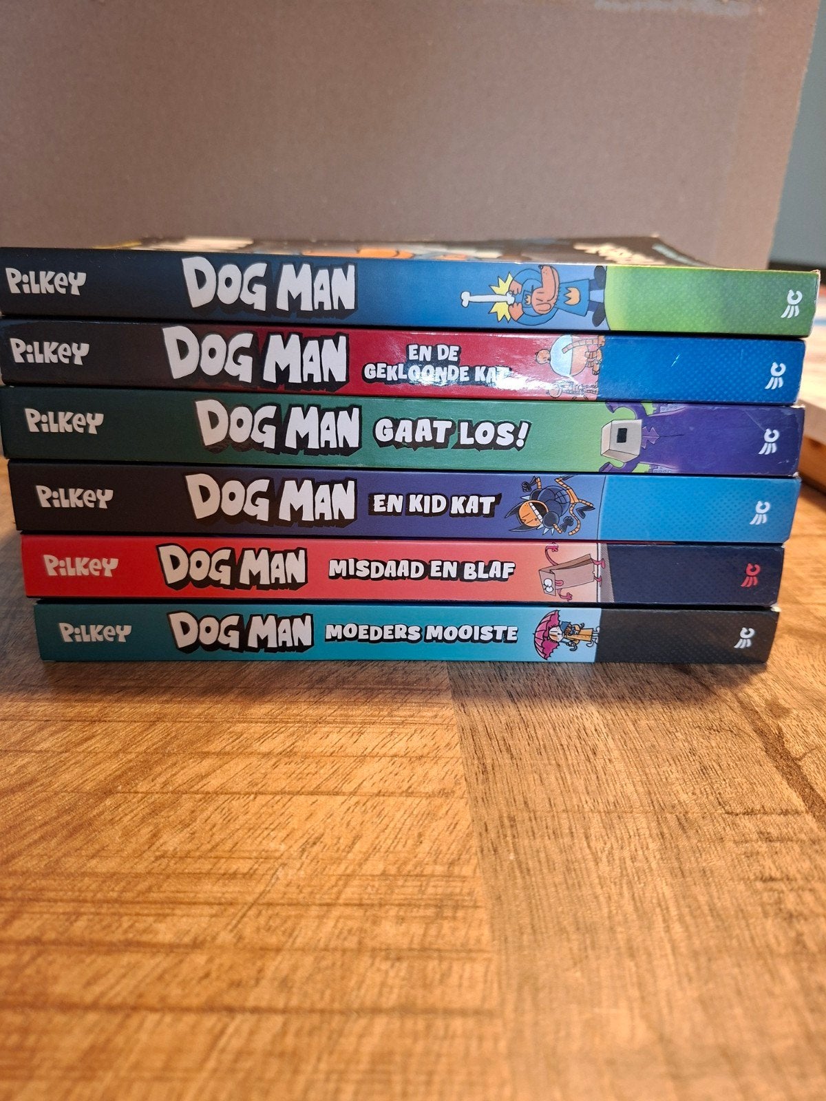 Dog Man Boekenreeks - 6 delen van Dav Pilkey, Ophalen of Verzenden, Zo goed als nieuw, Dav Pilkey, Fictie algemeen