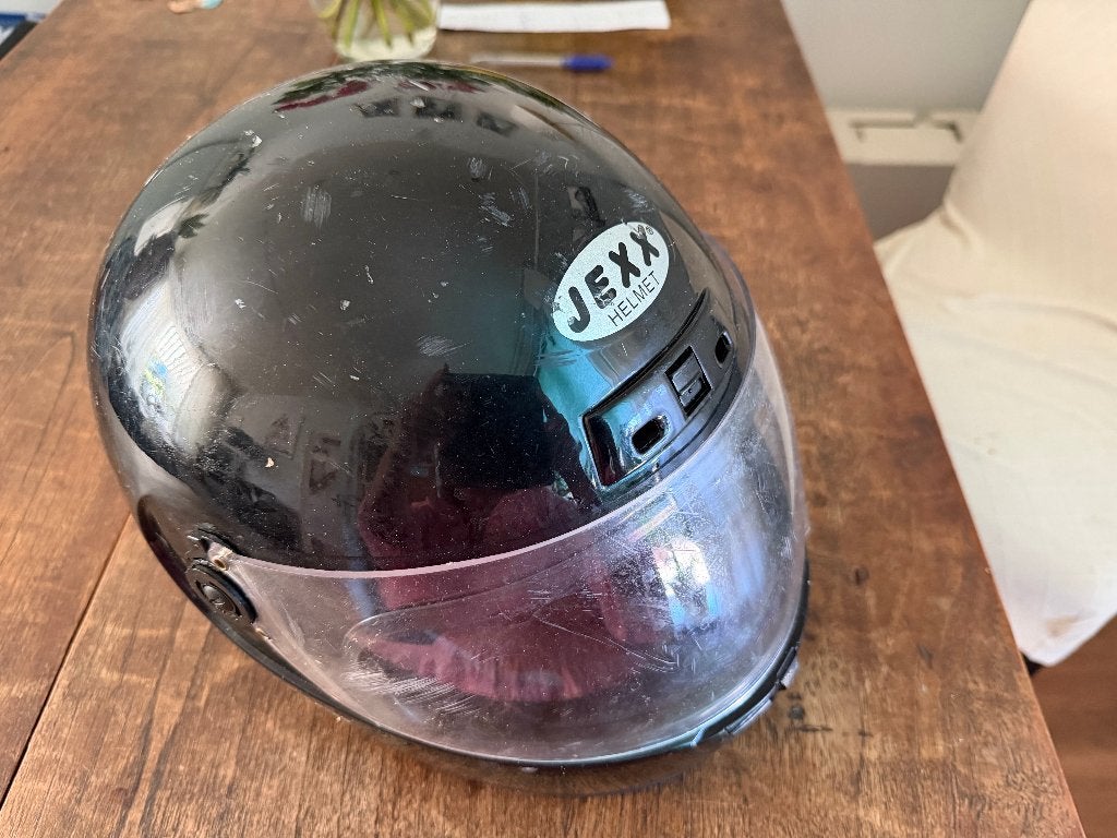 Jexx Starter Integraalhelm - Zwart - maat L, Motoren, Overige merken, Dames, Ophalen of Verzenden, Integraalhelm