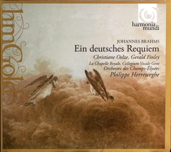 BRAHMS Ein deutsches requiem CD HERREWEGHE HM, Ophalen of Verzenden, Romantiek, Gebruikt, Vocaal