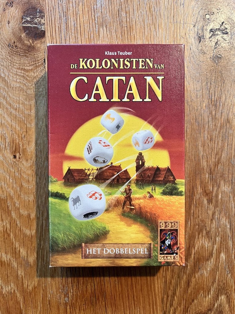 De Kolonisten van Catan - dobbelspel, Hobby en Vrije tijd, Ophalen of Verzenden, Gebruikt