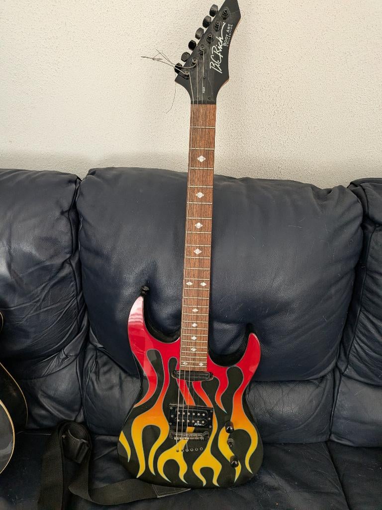Zeldzaam: BC Rich Body Art Collection ‘Torchy’ ASM Assassin, Muziek en Instrumenten, Ophalen, Gebruikt, Solid body, Overige merken
