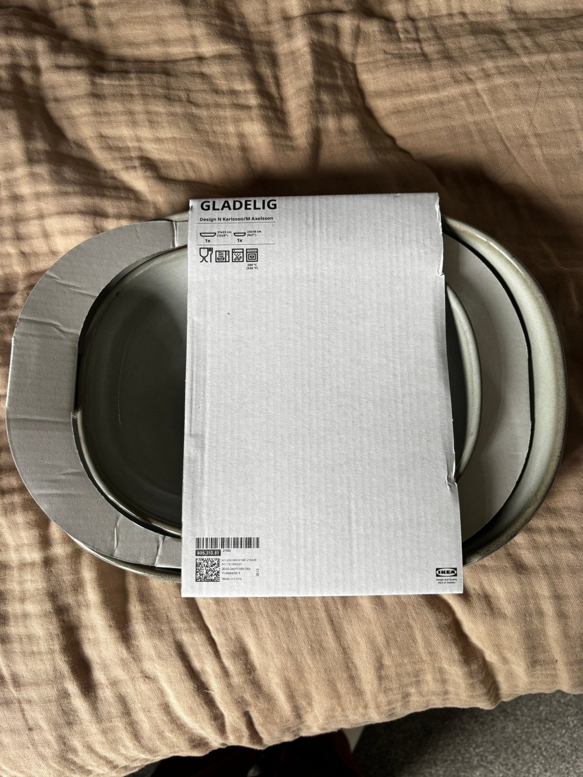 2 nieuwe ovenschalen ikea, Ophalen of Verzenden, Zo goed als nieuw, Afzuiger