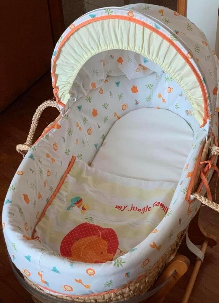 Mozesmand baby wiegje, Ophalen, Gebruikt, Wieg