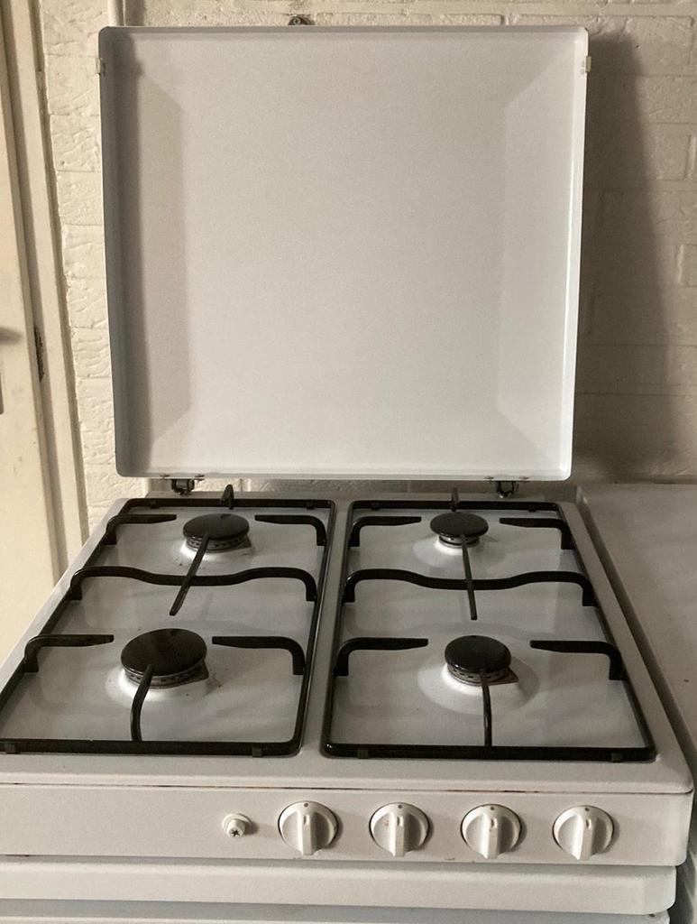 Kookplaat gas, Ophalen, Minder dan 85 cm, 4 kookzones, Zo goed als nieuw