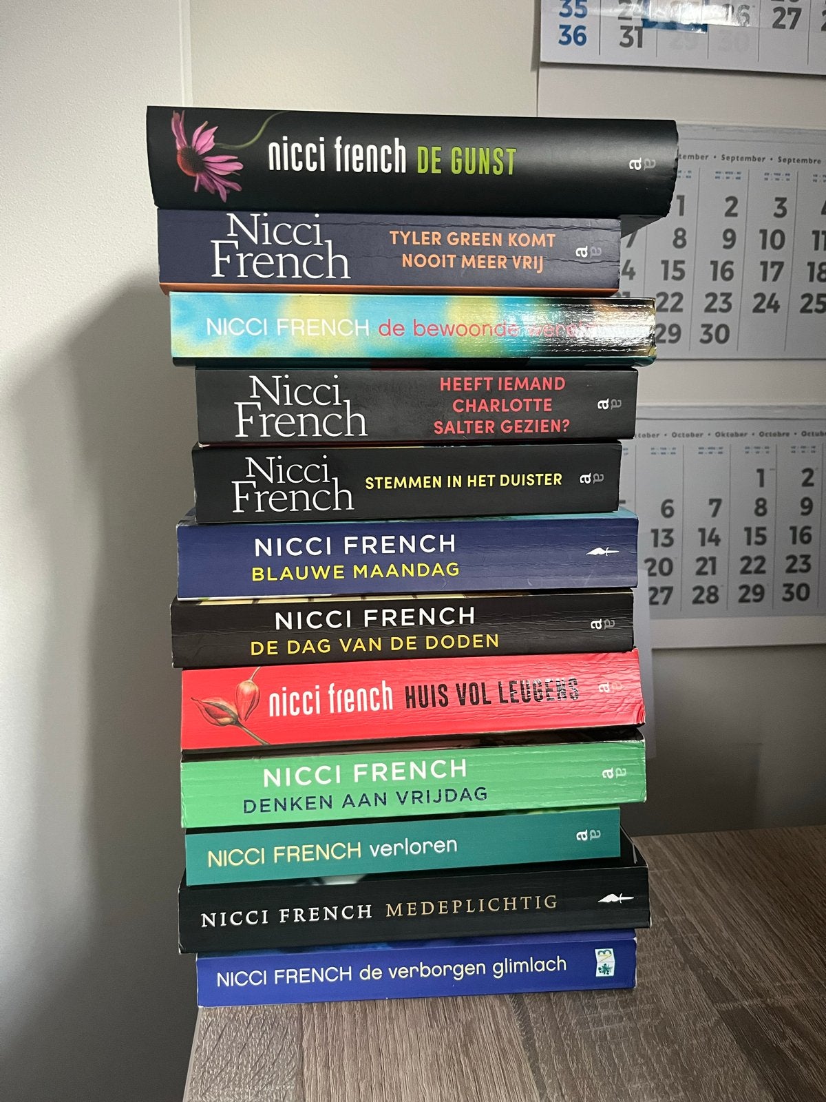 Nicci French boeken - Grote collectie thrillers, Ophalen of Verzenden, Zo goed als nieuw, Nederland