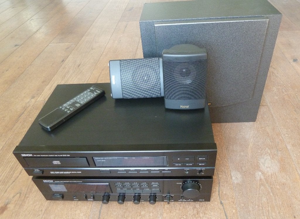 Puntgave DENON HiFi Set + MAGNAT Subw./Luidspr.set, Ophalen, Denon, Cd-speler, Losse componenten