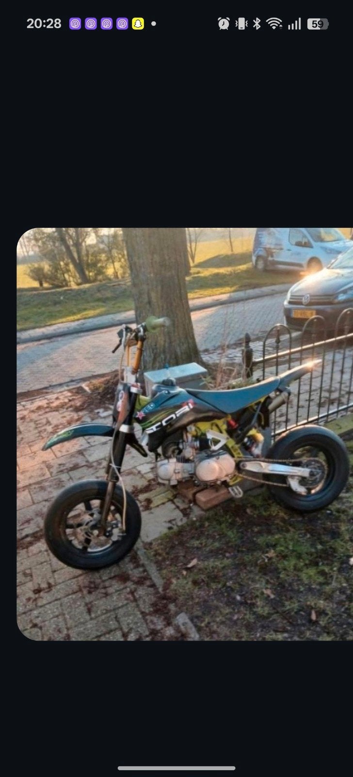 Mini super moto 125cc 4t, Ophalen, Pitbike
