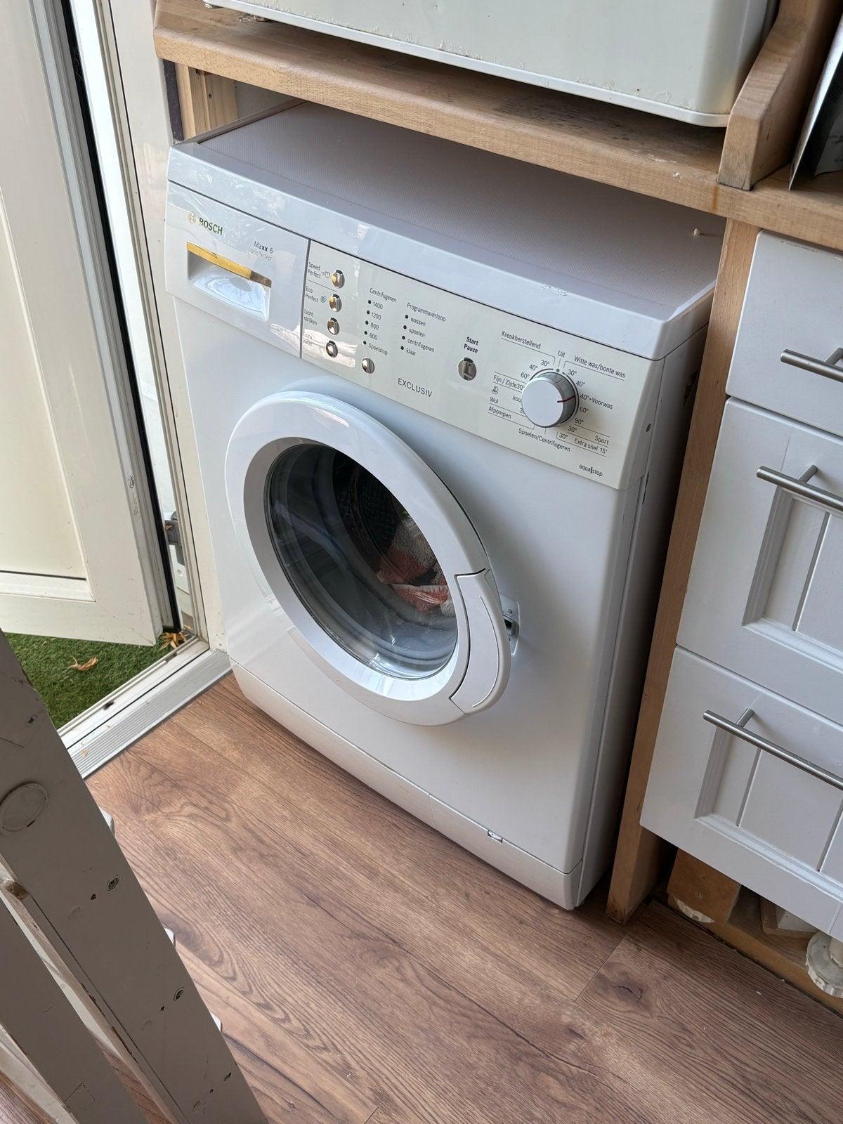Gratis! Bosch Maxx 6 Exclusiv Wasmachine, Witgoed en Apparatuur, Wasmachines, Ophalen, 6 tot 8 kg, Voorlader, Kort programma