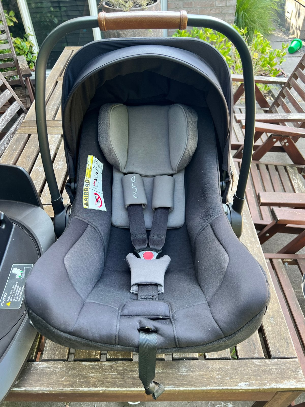 Nuna Pipa Next autostoel, Kinderen en Baby's, Autostoeltjes, Gebruikt, Zijbescherming, Isofix, 0 t/m 13 kg