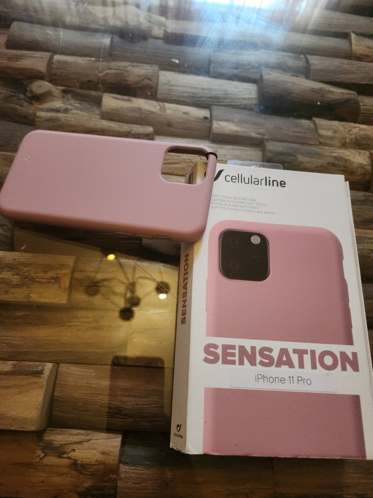 Cellularline Sensation Hoesje iPhone 11 Pro Roze Siliconen, IPhone 11 Pro, Overige merken, Nieuw, Hoesje of Tasje