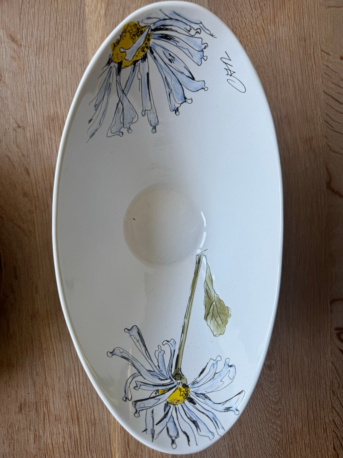 Schaal met bloemen - Arthoive Art sinds 1749, Ophalen, Overige merken, Modern, Porselein