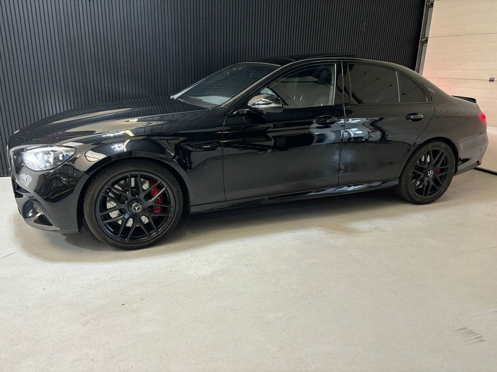 Mercedes-Benz E-klasse AMG E63S 4MATIC+ 612pk, Auto's, Automaat, Gebruikt, Zwart, Leder