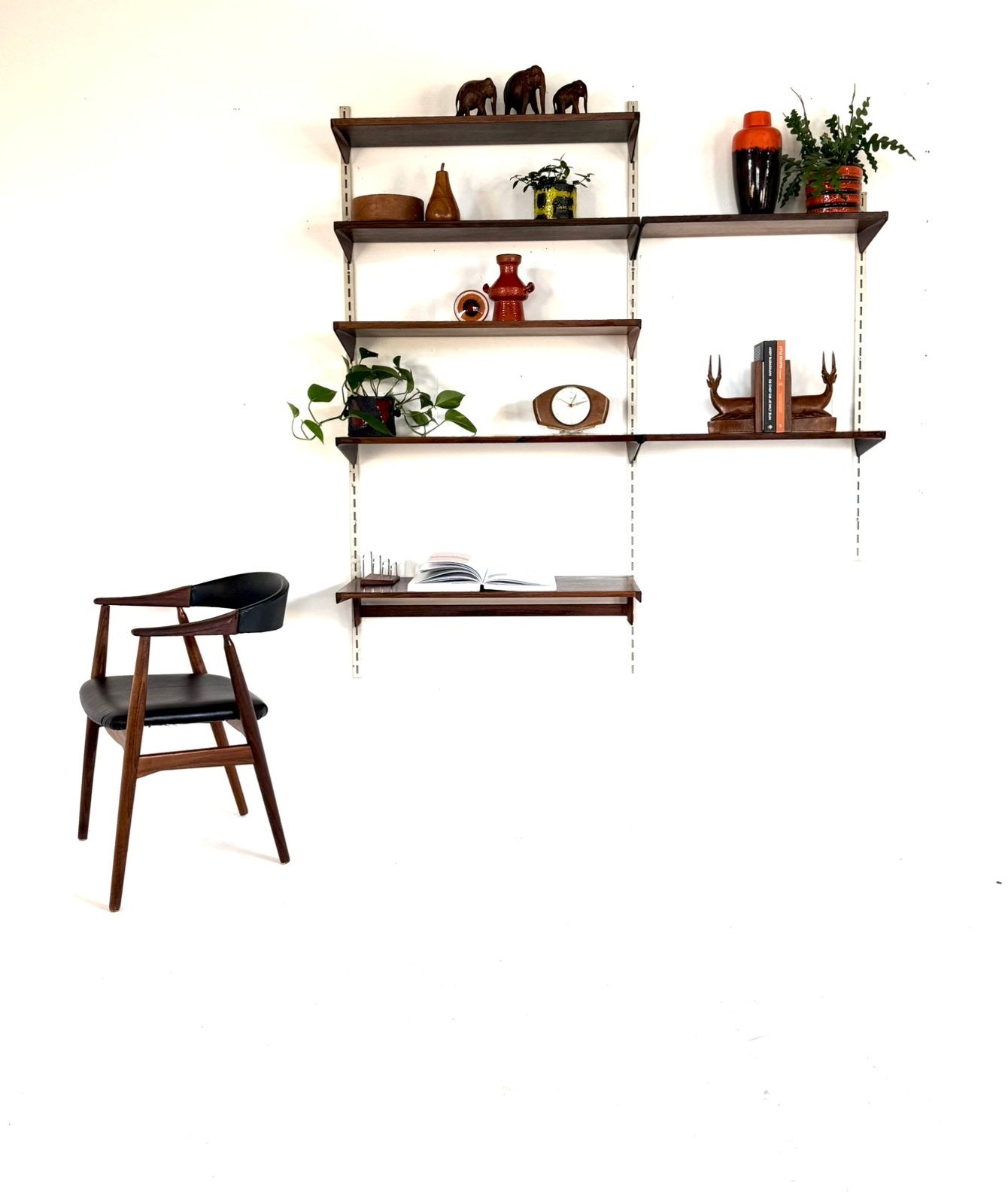 Vintage modulair wandsysteem, Kai Kristiansen ‘60, Overige houtsoorten, Met plank(en), Gebruikt, Kai Kristiansen