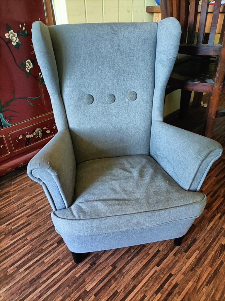 Kinderfauteuil Strandmon van Ikea, Ophalen, Zo goed als nieuw, Minder dan 50 cm