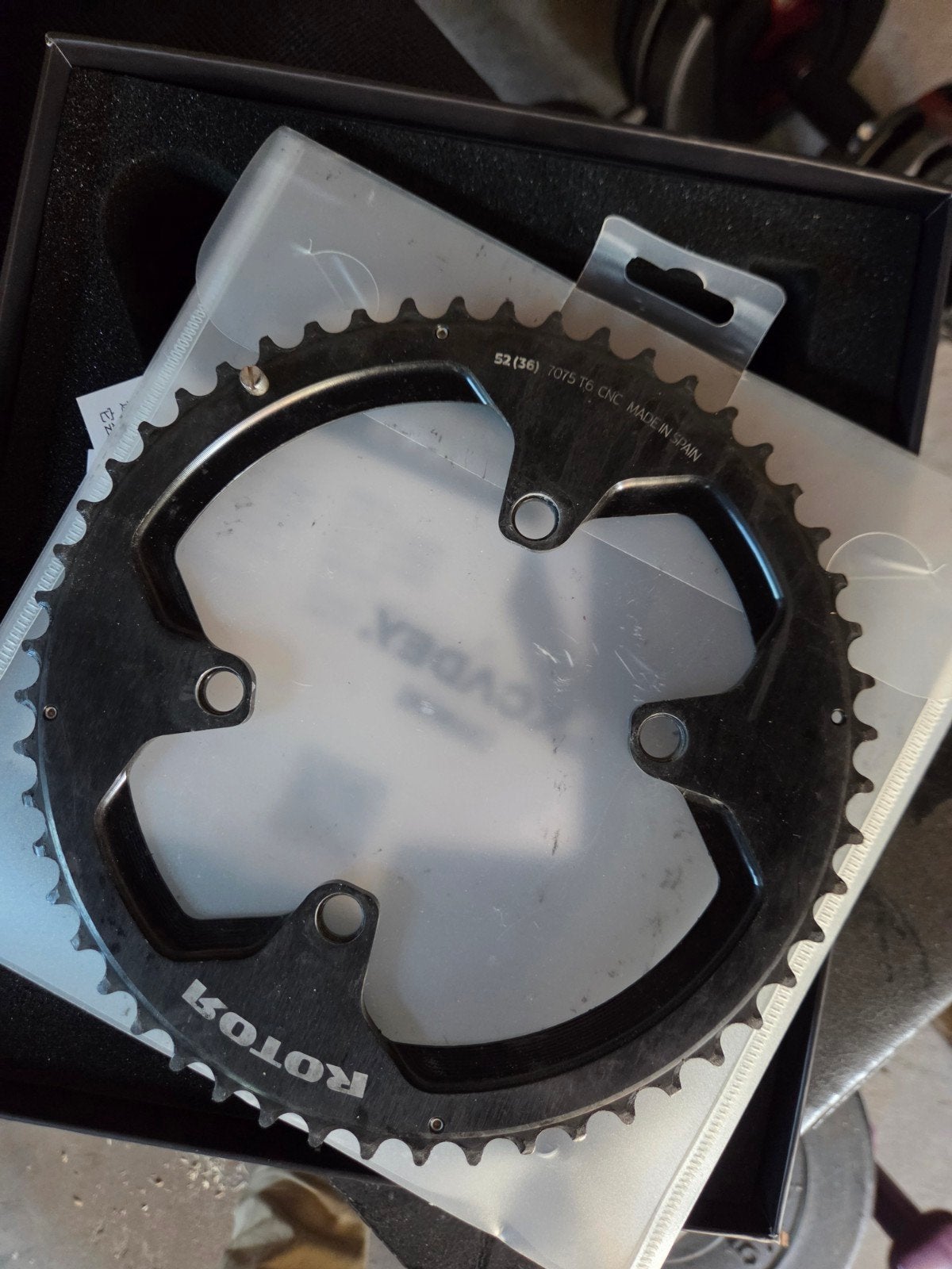 Rotor 52(36) 7075 T6 CNC Kettingblad, Fietsen en Brommers, Ophalen of Verzenden, Aluminium