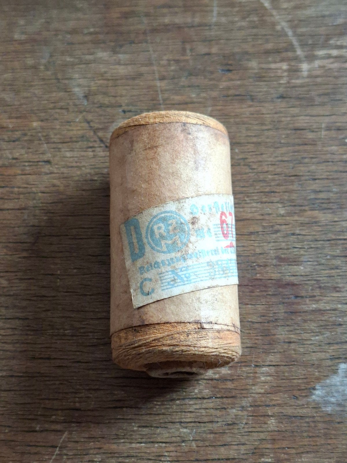 Ww2 wo2 Duitse garen rzm gestempeld, Verzamelen, Ophalen of Verzenden, Duitsland