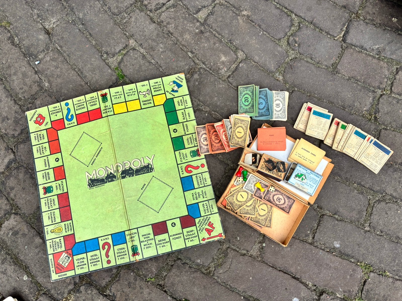 Oud monopoly spel, Antiek en Kunst, Antiek | Speelgoed, Ophalen of Verzenden