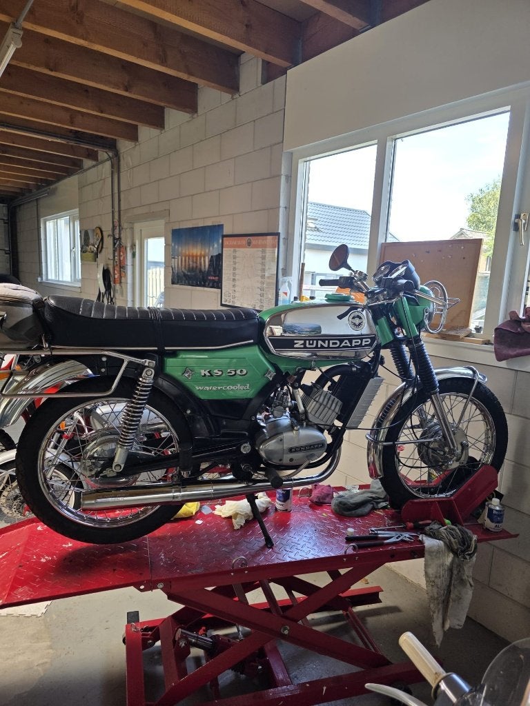 Zundapp KS50, Ophalen, Gebruikt, Maximaal 45 km/u, KS50