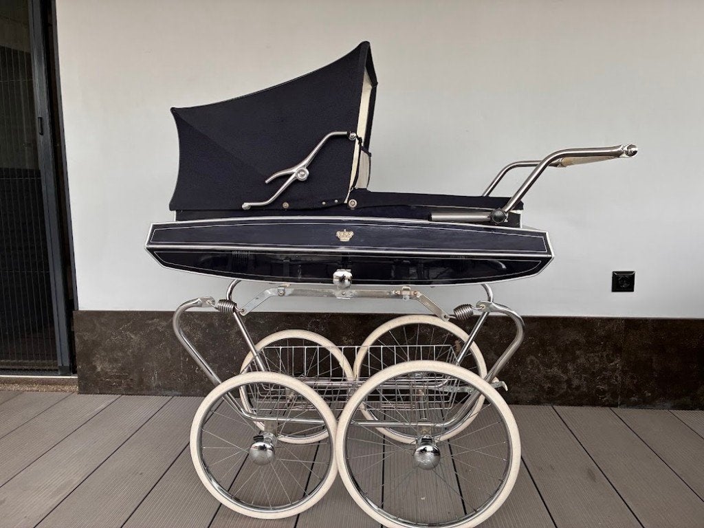 Klassieke van Delft kinderwagen., Ophalen, Zo goed als nieuw, Kinderwagen, Overige merken