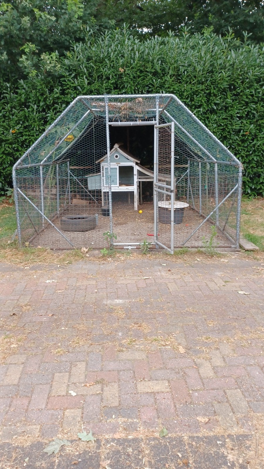 Groot en klein kippenhok, Ophalen, Gebruikt, Kippenhok of Kippenren