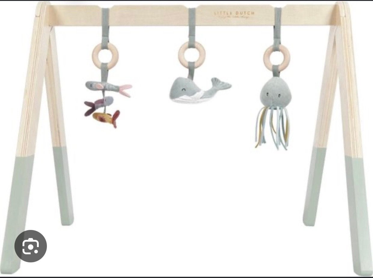 Little Dutch Babygym met speeltjes - Ocean Mint, Ophalen, Zo goed als nieuw, Babygym