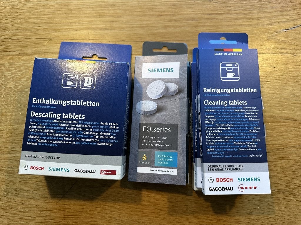 reiniging en ontkalkingstabletten koffiemachine, Witgoed en Apparatuur, Ophalen of Verzenden, Nieuw, Reiniging en onderhoud, Bosch