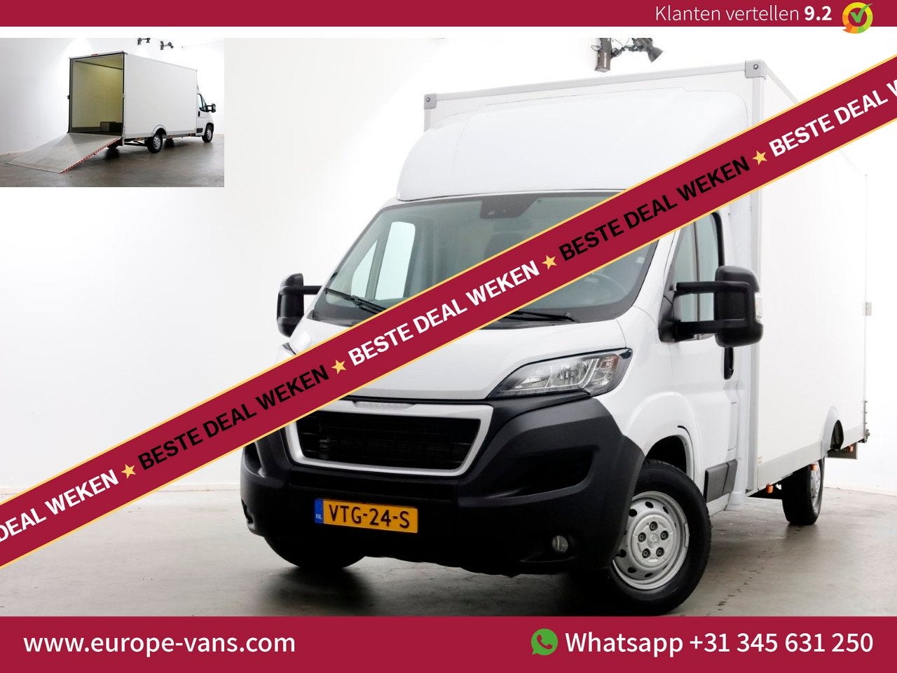 Peugeot Boxer 2.2 BlueHDi 165pk Durisotti Lowliner Bakwagen, Auto's, Voorwielaandrijving, Gebruikt, Euro 6, Start-stop-systeem