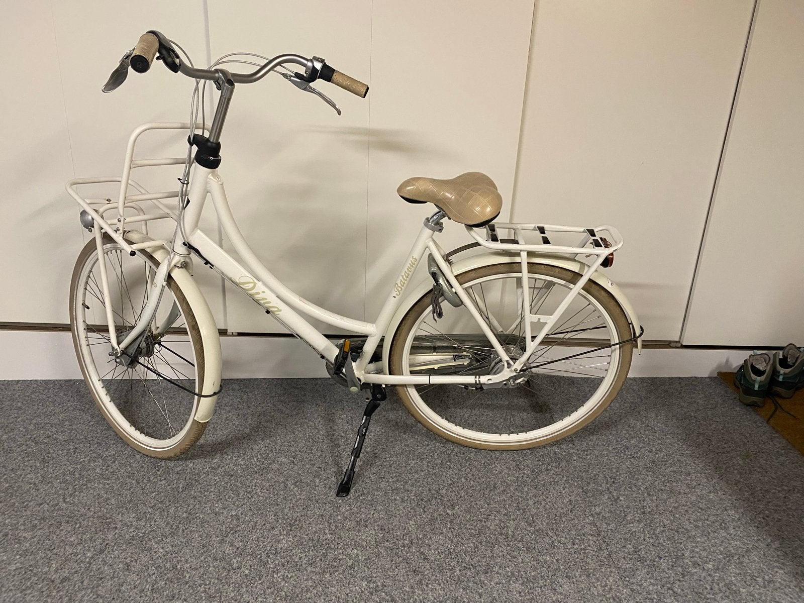 Batavus Diva Damesfiets - Wit, 7 versnellingen, Fietsen en Brommers, Fietsen | Dames | Damesfietsen, Ophalen, Gebruikt, Versnellingen