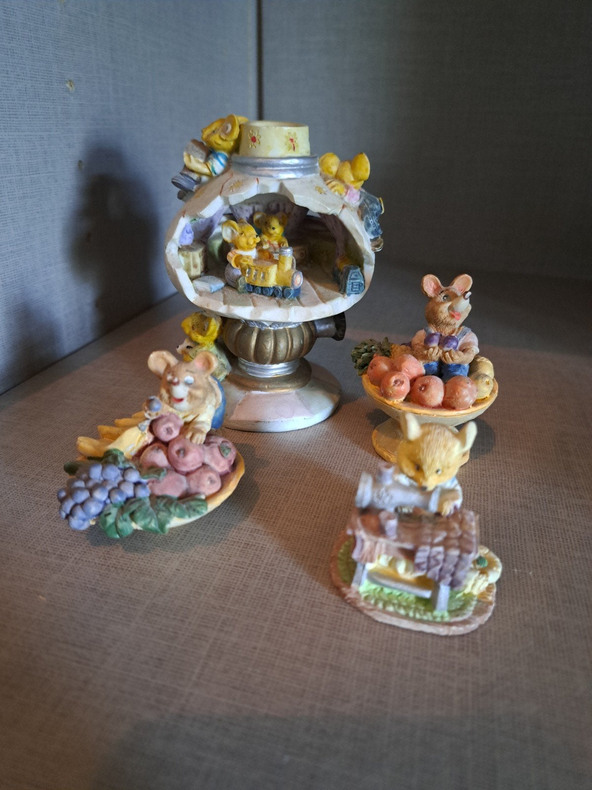 Muisjes beeldjes set - 4 stuks, Ophalen, Gebruikt